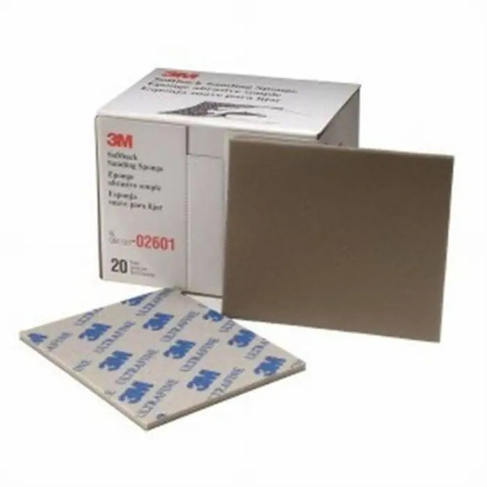 3M™ Softback Sanding Sponge, 02602, 4-1/2 in x 5-1/2 in, Superfine, 20 sponges per box 6 boxes per case