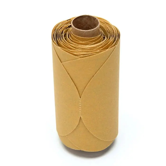 3M™ Stikit™ Gold Disc Roll, 01194, 5 in, P180, 75 discs per roll, 12 rolls per case