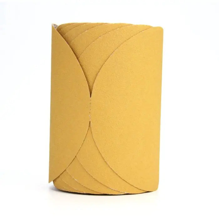 3M™ Stikit™ Gold Film Disc Roll, 01363, 6 in, P80 grade, 100 discs per roll, 4 rolls per case