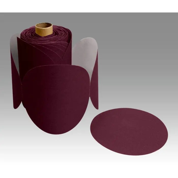 3M™ Stikit™ Paper Disc Roll 763U, 5 in x NH P120 F-weight, 100 discs per roll 4 rolls per case
