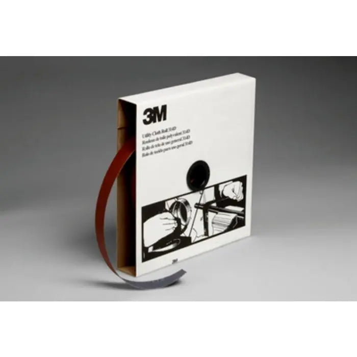 3M™ Utility Cloth Roll 314D, 1 in x 50 yd P280 J-weight, 5 per case