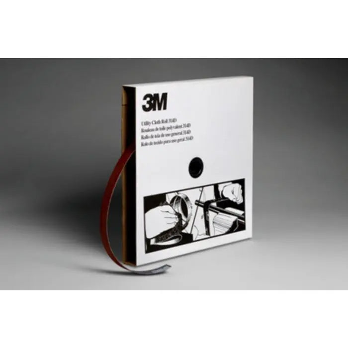 3M™ Utility Cloth Roll 314D, 1 in x 50 yd P60 X-weight, 5 per case