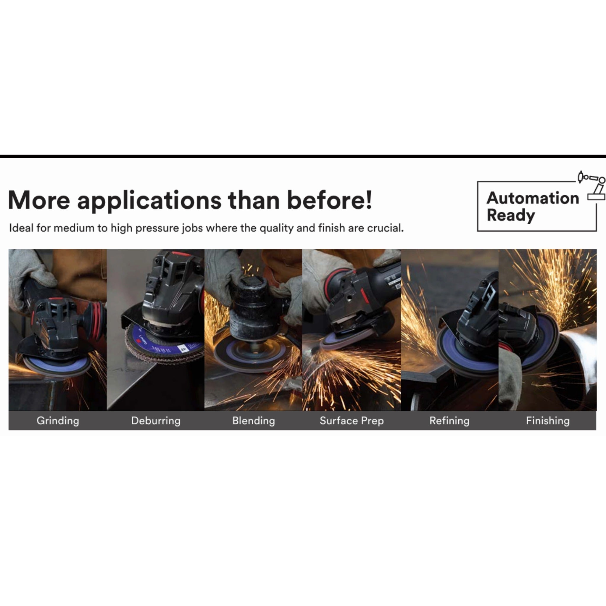 3M Cubitron 3 Flap Disc 1169F Grade 40+ Application