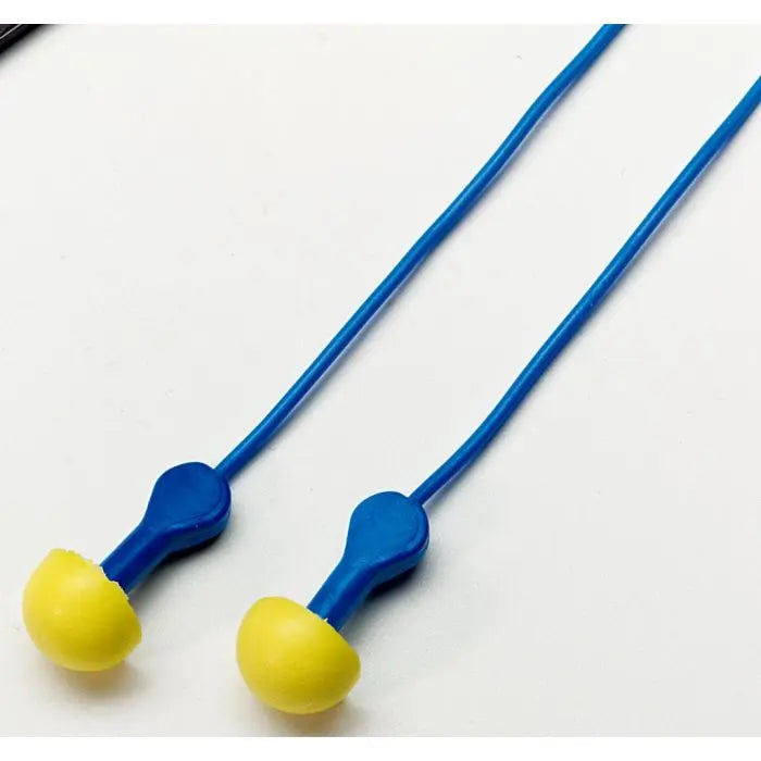 3M E-A-R Express Pod Plugs 311-1114 Corded Earplugs Blue Grips in Pillow Pack (100 Pair)