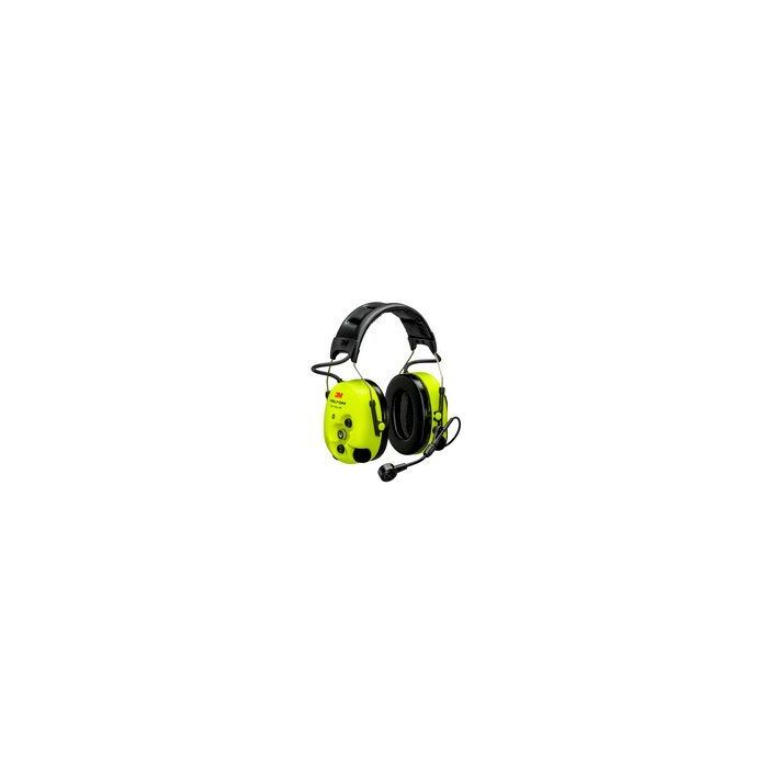 3M Peltor MT15H7AWS6 WS ProTac XPI Headset, Headband Style, Hi-Vis Yellow, 1 Each