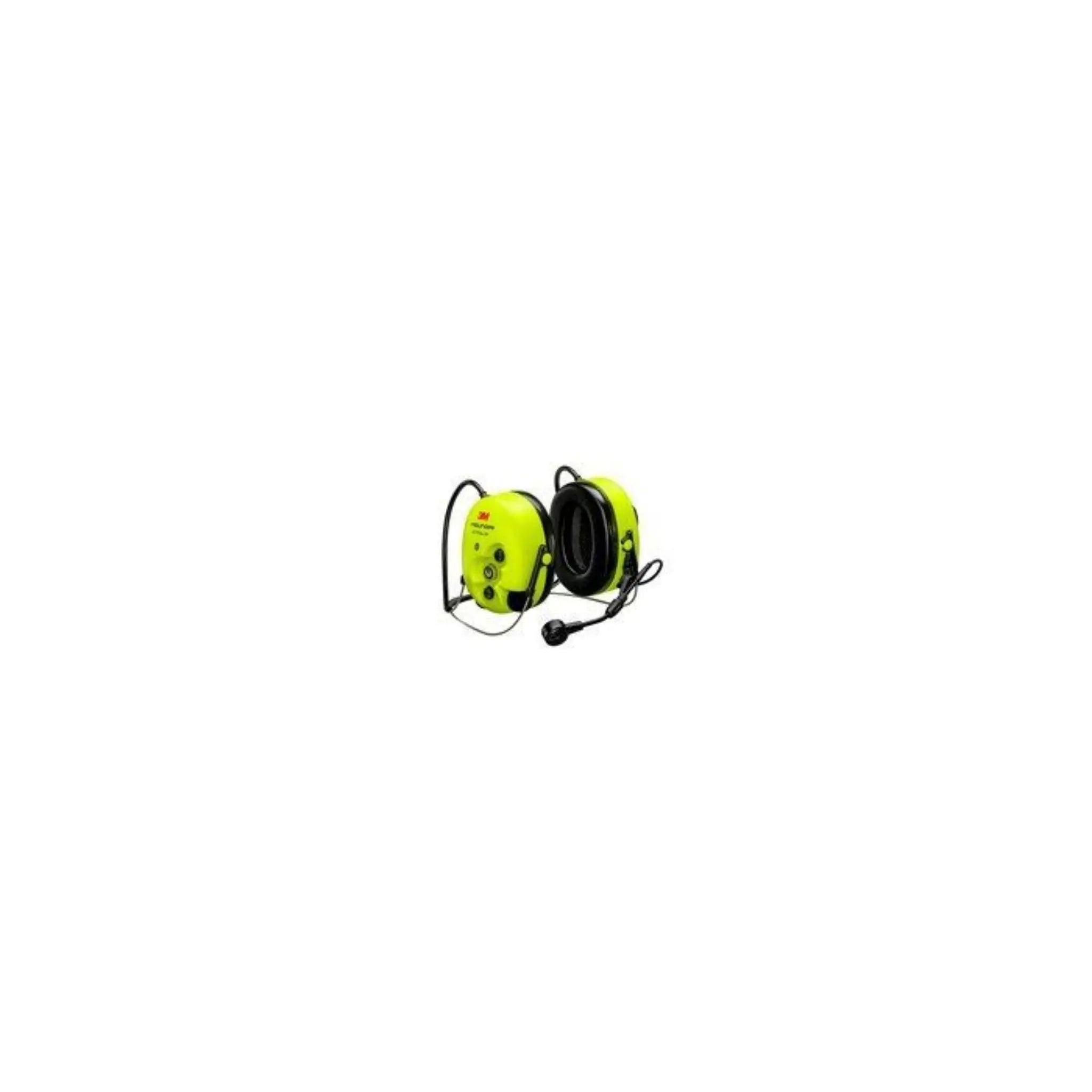 3M Peltor MT15H7BWS6-111 WS ProTac XPI Headset, Neckband Style, FLX2, Hi-Vis Yellow, 1 Each