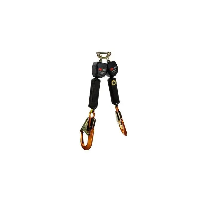 3M DBI-SALA 3101280 Nano-Lok Twin-Leg Quick Connect Self Retracting Lifeline, Web, 1 Each