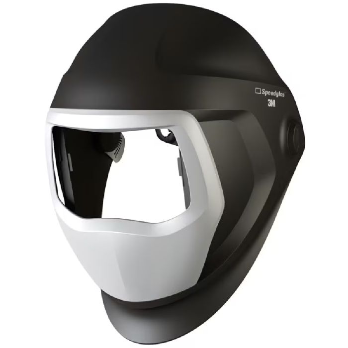 3M Speedglas 9100 06-0300-51 Welding Helmet with Headband and Silver Front Panel, Black, One Size, 1 Each