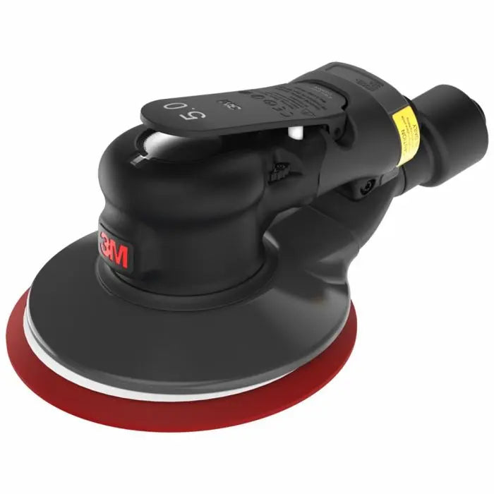 3M Xtract Pneumatic Random Orbital Sander, 88945, 5 in, Self-Generated Vacuum, 3/32 in Orbit, 1 Each
