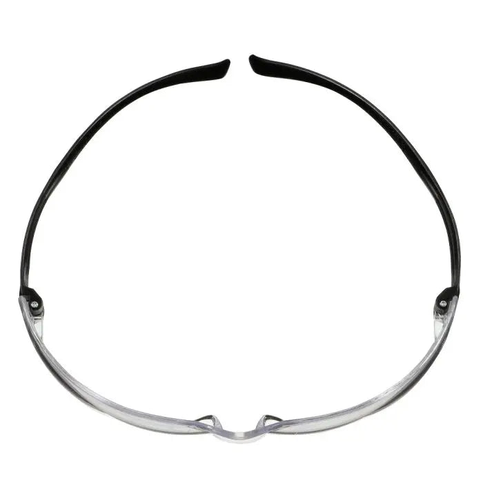 3M SecureFit 100 Series SF101AF-BLK Safety Glasses, Black Temples, Clear Anti-Fog/Anti-Scratch Lens, Case of 20