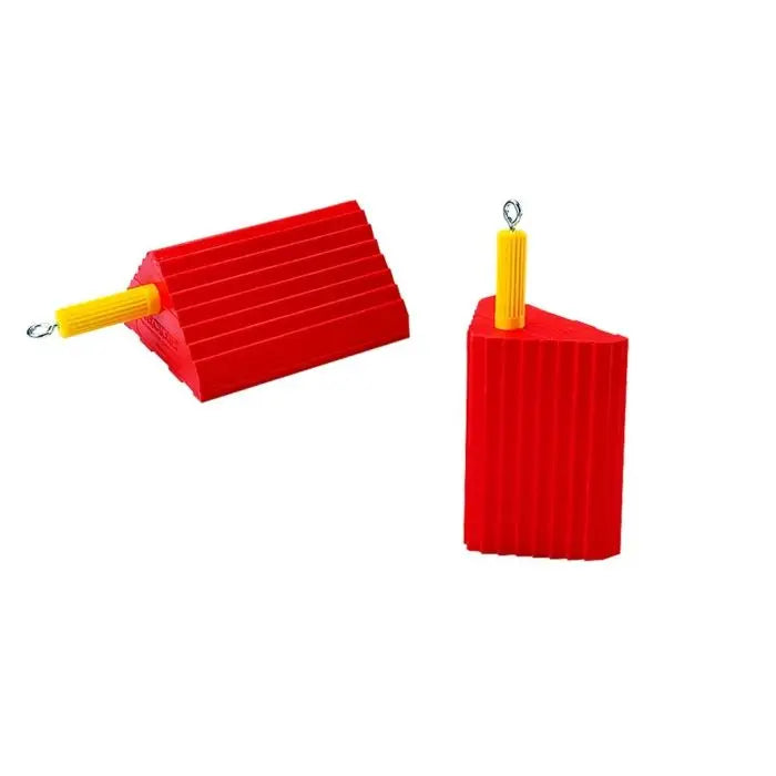 Checkers Industrial Safety Products Monster General Purpose Wheel Chock UC1400-4.5-P Urethane Wheel Chock, Pair