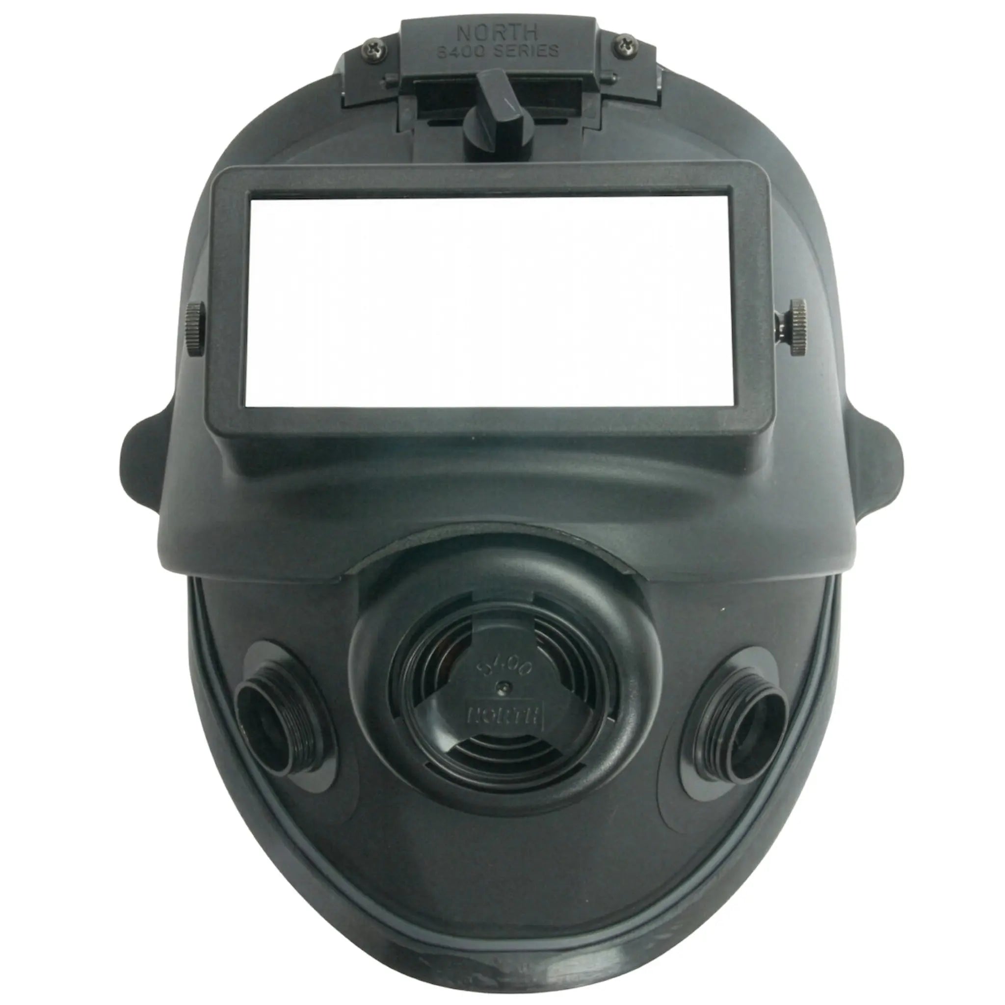Honeywell 54001 Full Face Air Purifying Respirator With 4-Point Head Strap-Front_IMage