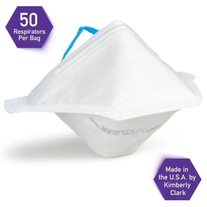 Kimberly-Clark Kimtech 54066 N95 Pouch Respirator White Small Case of 300