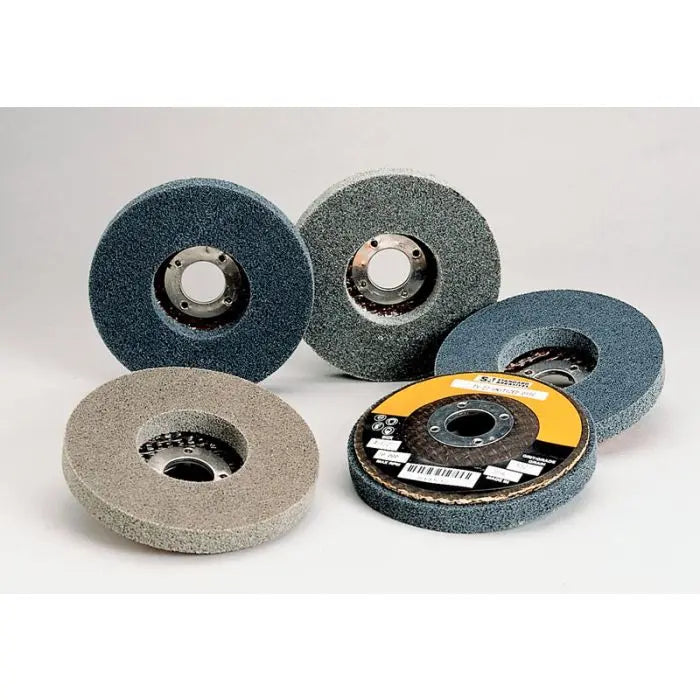 Standard Abrasives™ Type 27 Unitized Wheel 811811, 811 4-1/2 in x 1/2 in x 7/8 in, 5 per inner 50 per case