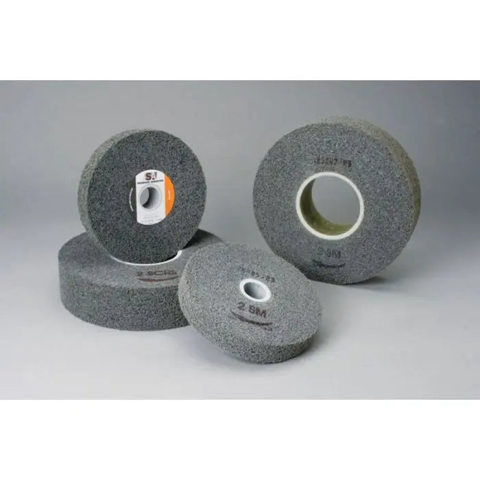 Standard Abrasives™ Multi-Finish Wheel 856392, 8 in x 1 in x 3 in 2S MED, 3 per case
