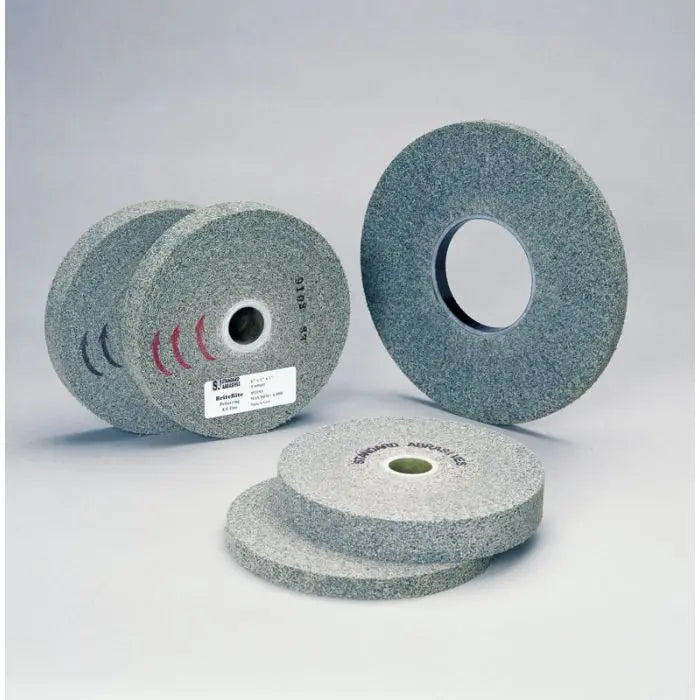 Standard Abrasives™ Deburring Wheel 854393, 8 in x 1 in x 3 in 9S FIN, 3 per case