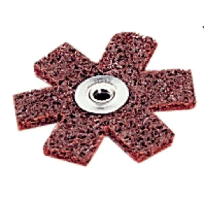Standard Abrasives™ Surface Conditioning Star 724603, 3 in x 1/4-20 MED, 25 per case