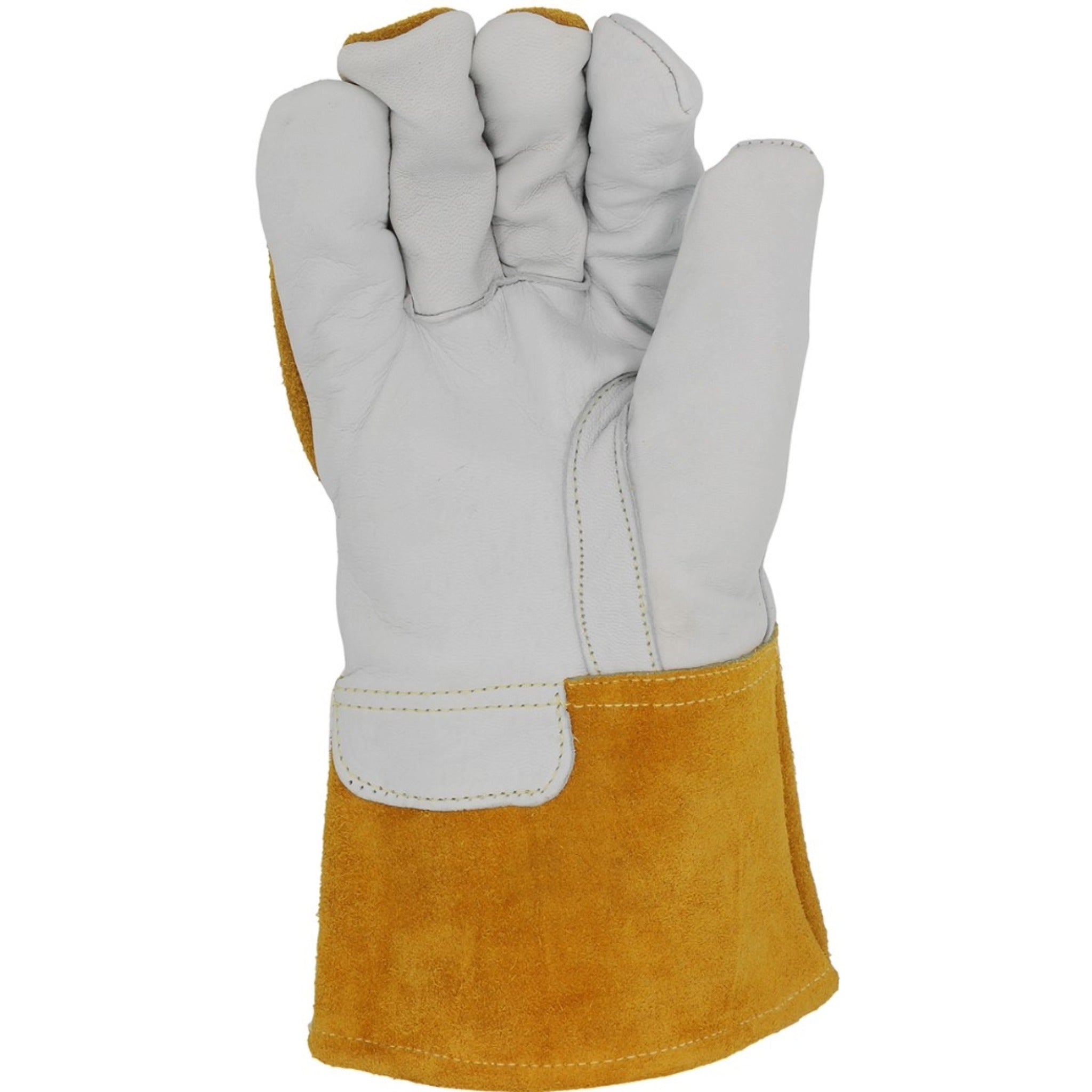 PIP Ironcat 6143 Premium Goatskin/Cowhide Leather MIG Welders Glove, Brown, 1 Dozen