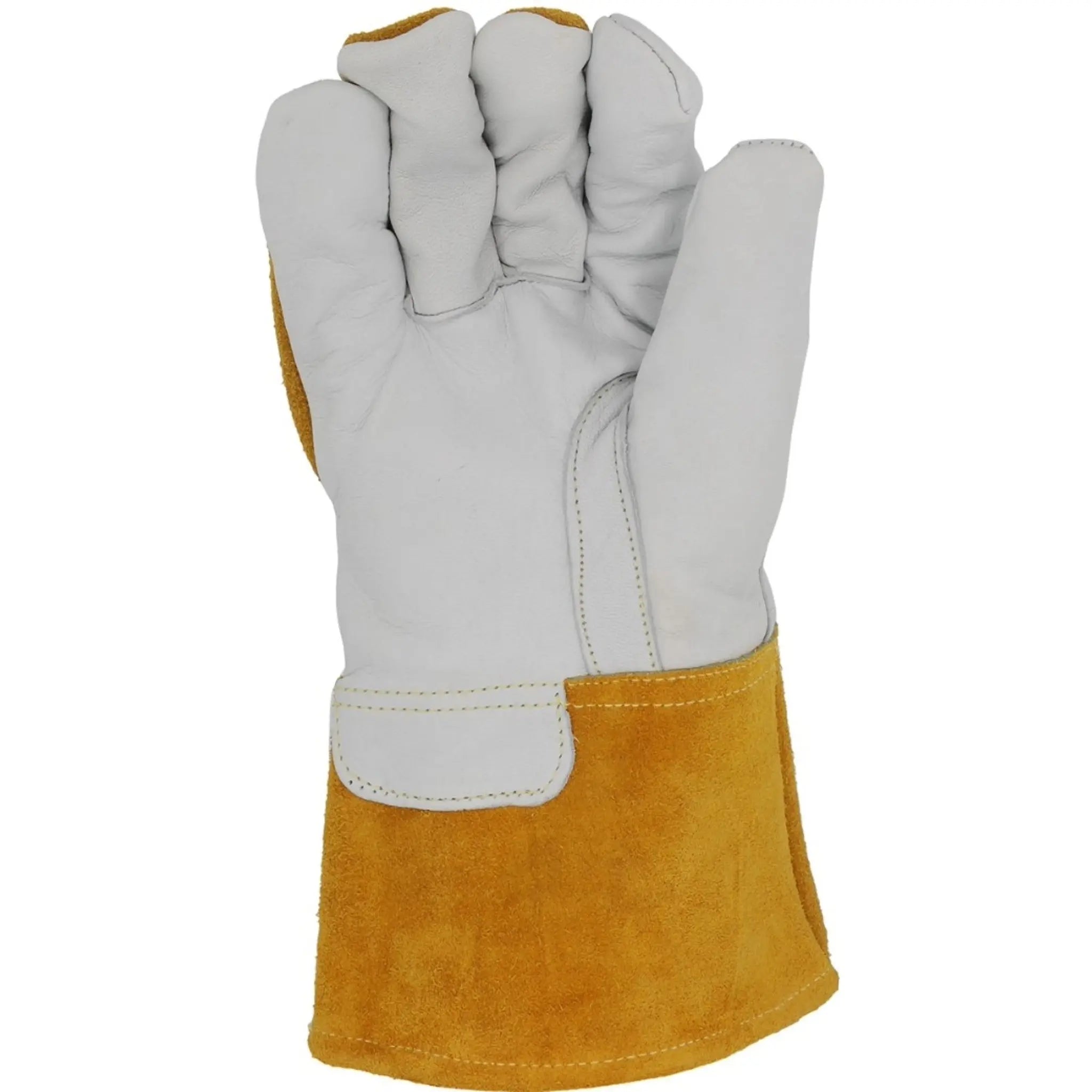 PIP Ironcat 6143 Premium Goatskin/Cowhide Leather MIG Welders Glove, Brown, 1 Dozen