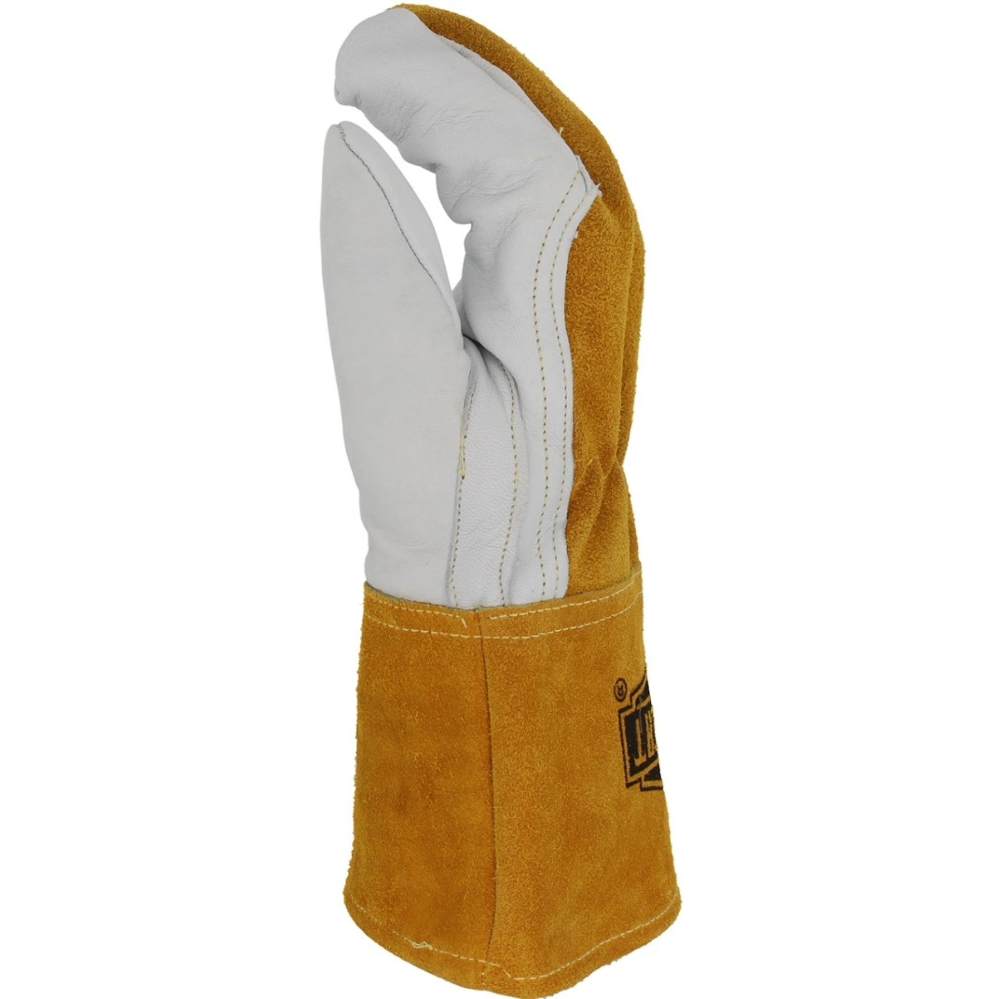 PIP Ironcat 6143 Premium Goatskin/Cowhide Leather MIG Welders Glove, Brown, 1 Dozen