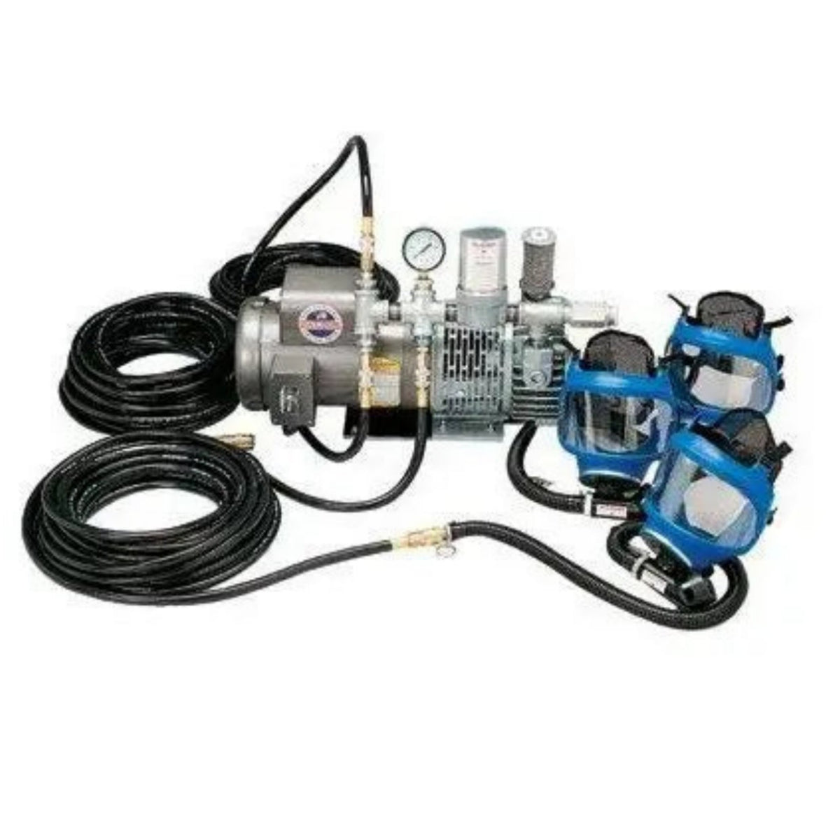 Allegro Safety 9200-03 Full Mask Supplied Air Respirator System-Three Man