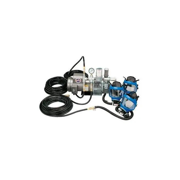 Allegro Safety 9200-03 Full Mask Supplied Air Respirator System-Three Man