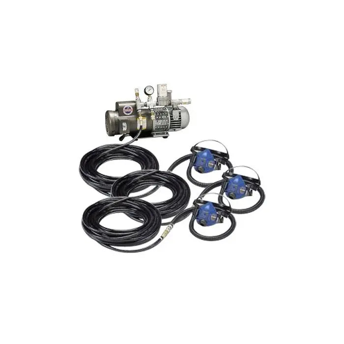 Allegro Safety 9205-03 Half Mask Supplied Air Respirator System-Three Man