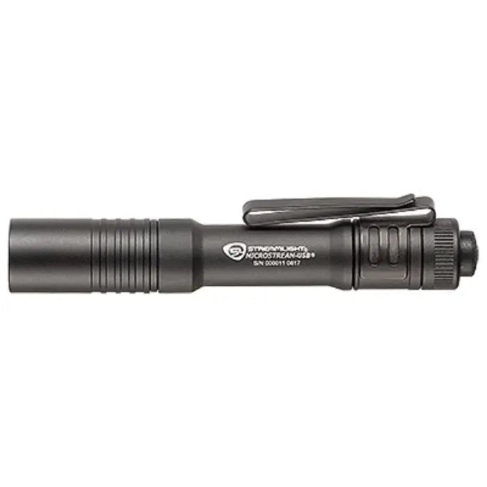 Streamlight MicroStream USB 66604 Pocket LED Flashlight, Black, One Size, 1 Box Each