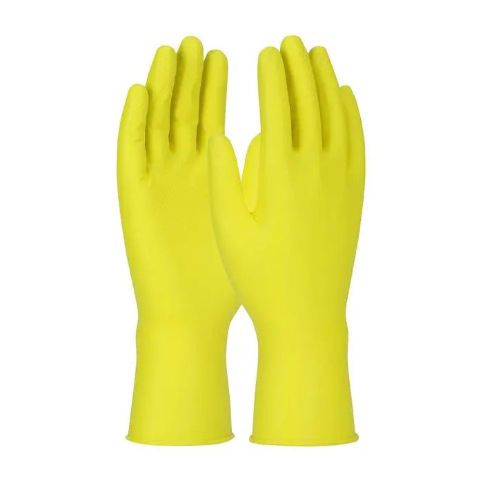 PIP Grippaz Jan San 67-306 Touchscreen Compatible 6 Mil Fish Scaled Grip Ambidextrous Nitrile Glove, Case of 10 Boxes