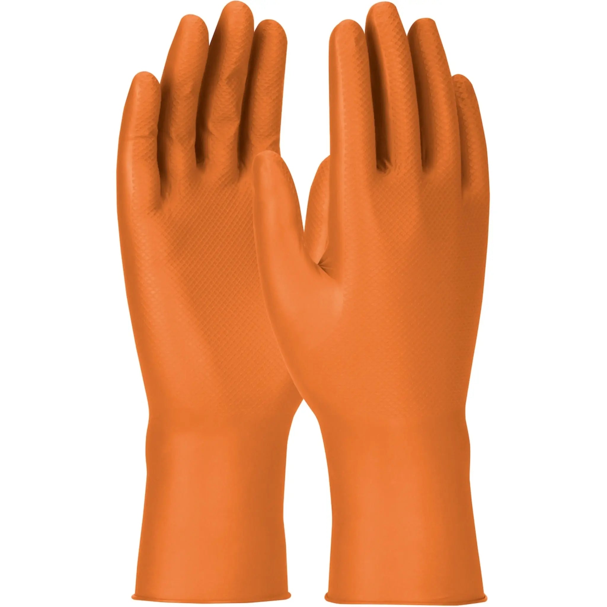 PIP Grippaz Engage 67-307 7 Mil Extended Use Ambidextrous Nitrile Glove with Textured Fish Scale Grip_Main_Image