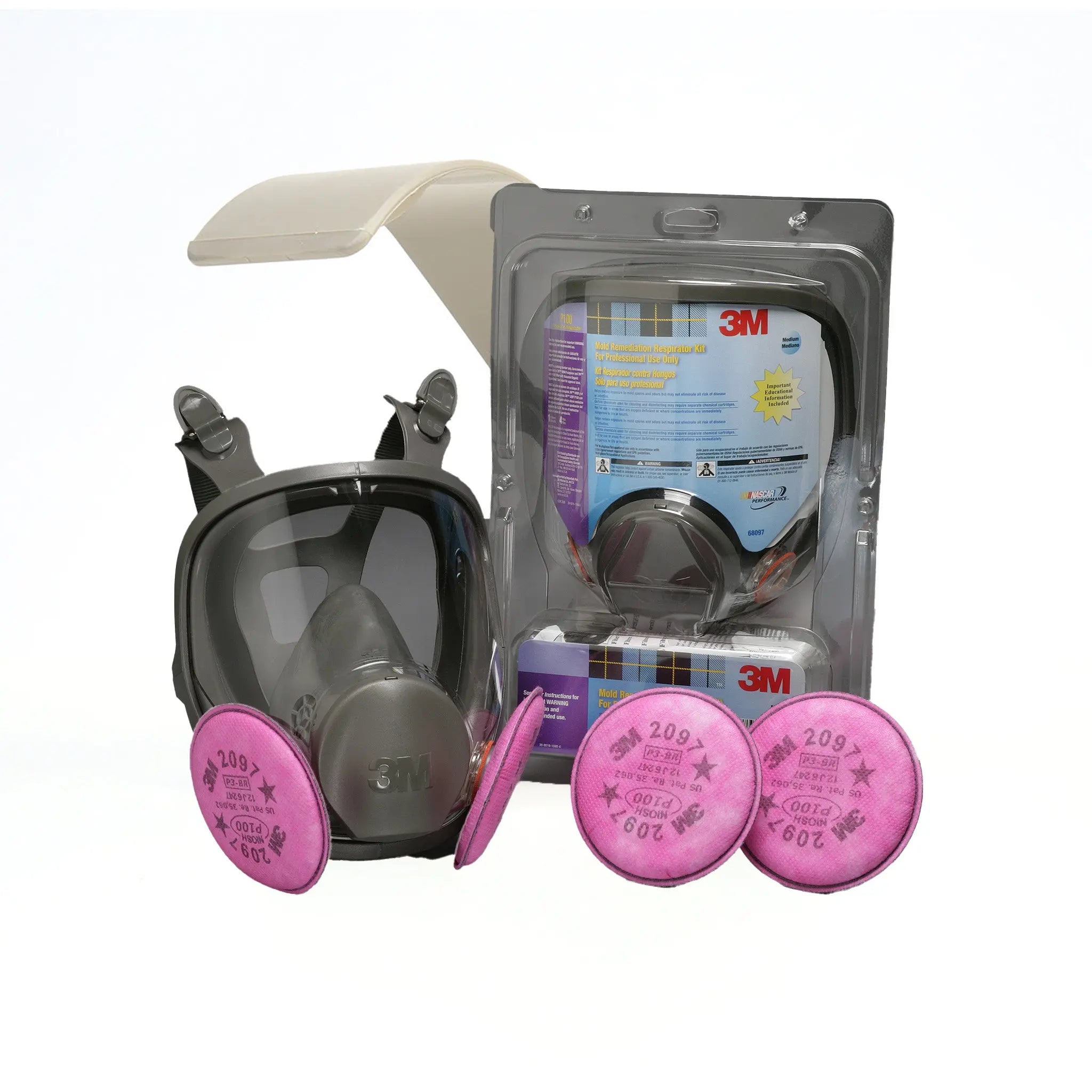 3M Mold Remediation Respirator Kit 69097, Large 2 Kits EA-Case