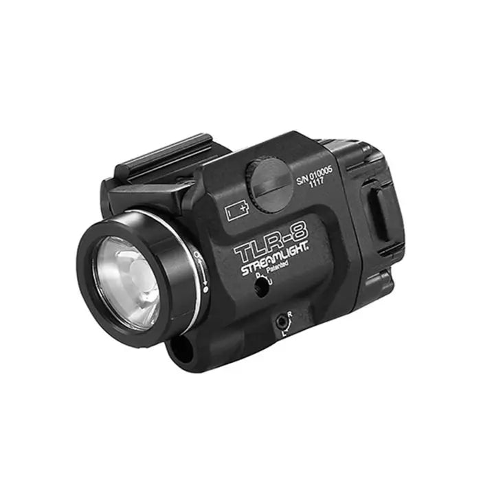 Streamlight TLR-8 69410 Tactical Weapon Light With Red Laser And Rail Locating Keys, Black, One Size, 1 Box Each