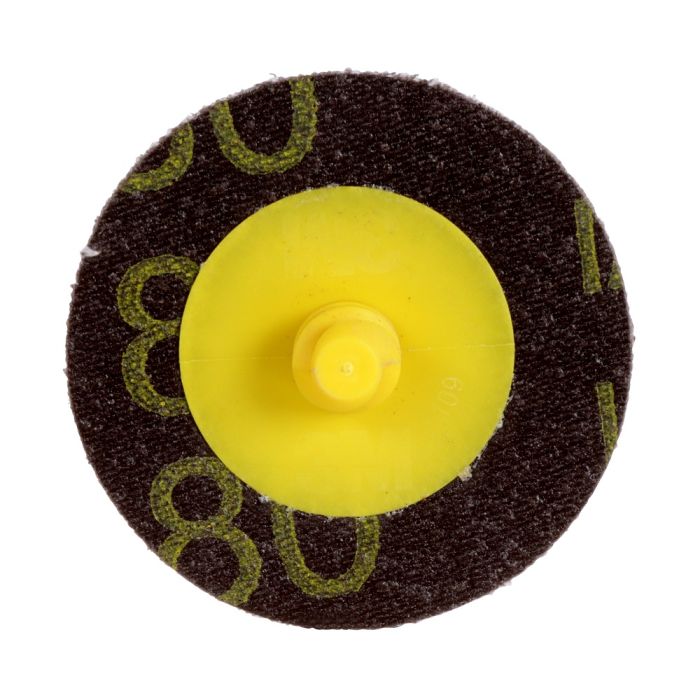 3M Roloc 7000000381 Disc 361F, 80 YF-weight, TR, Die R200P, Yellow, 2 Inches, Case of 200