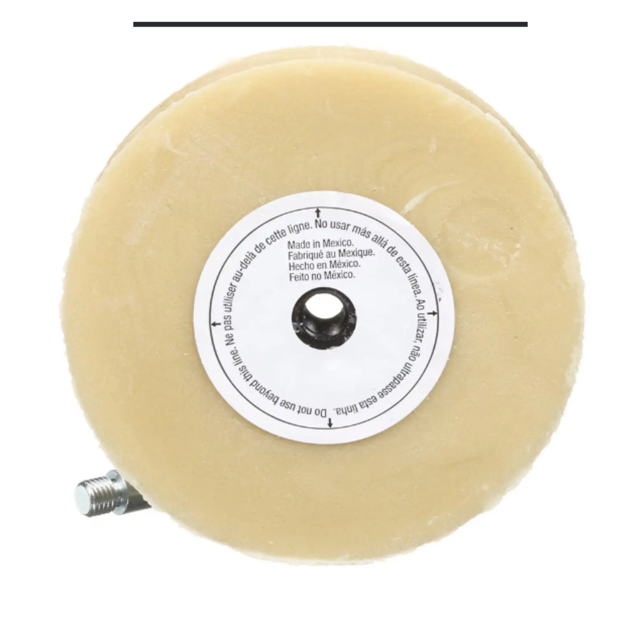 3M 7000028551/07498 Stripe Off Wheel with Mandrel, 4 in x 5/8 in, 1 Each