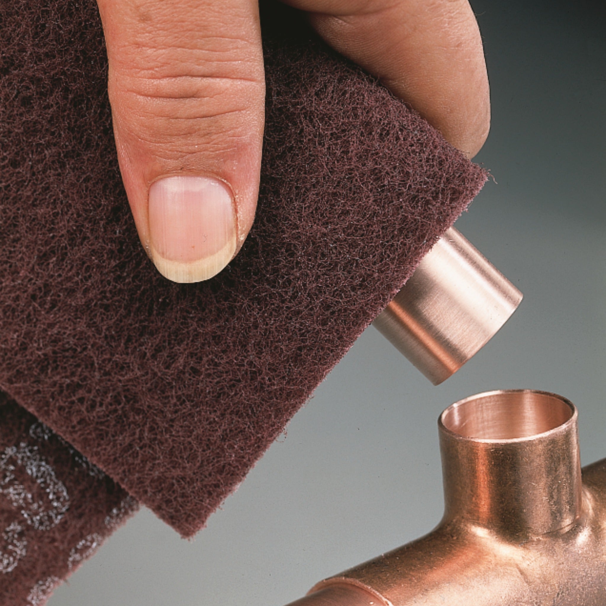 3M Scotch-Brite 7000045971/07447 Hand Pad, HP-HP, Aluminum Oxide Very Fine, Maroon, 6 in x 9 in, Box of 20