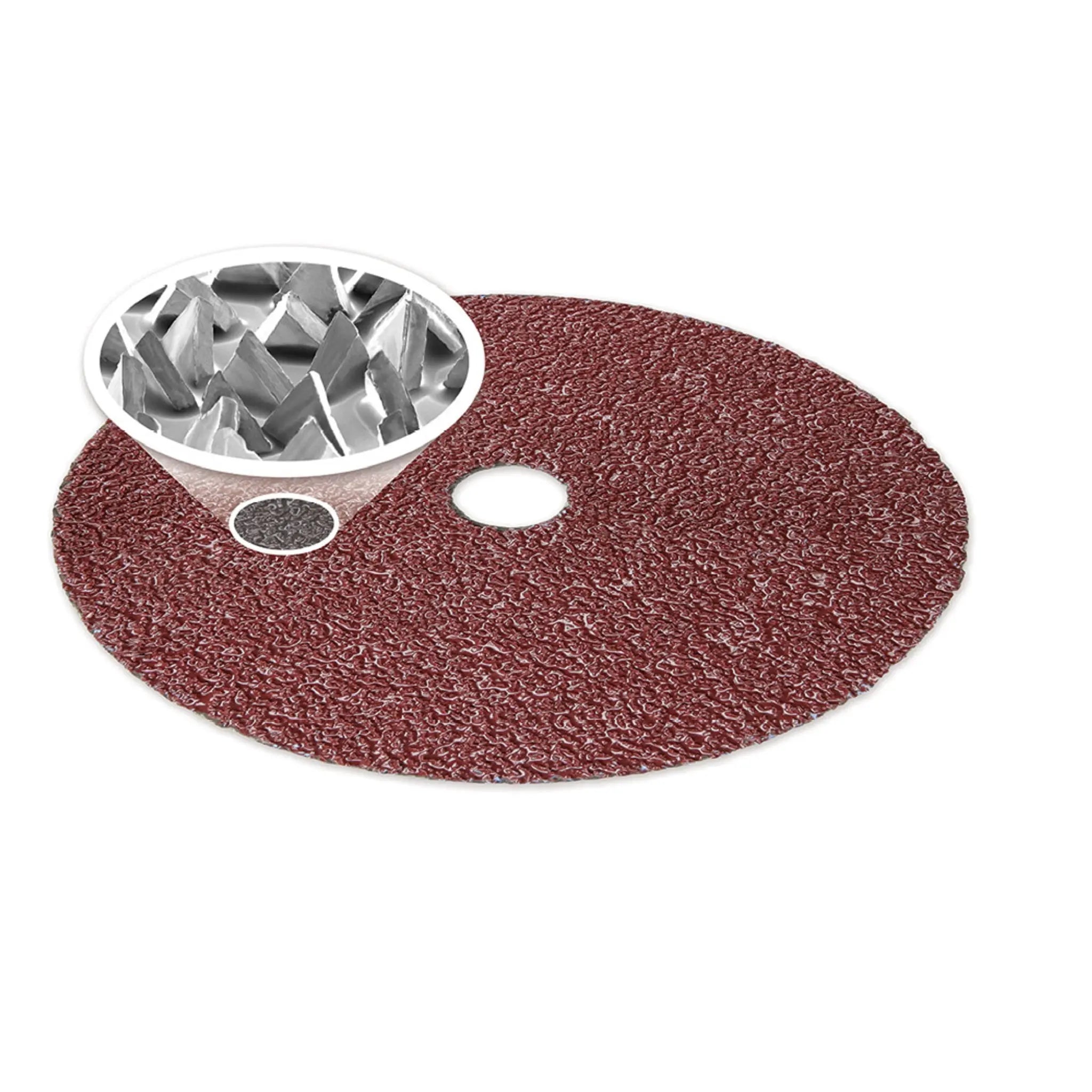 3M Cubitron II 7000119161/982C Fibre Disc, 36+, TN Quick Change, 5 in, Die TN500P, Center Hole