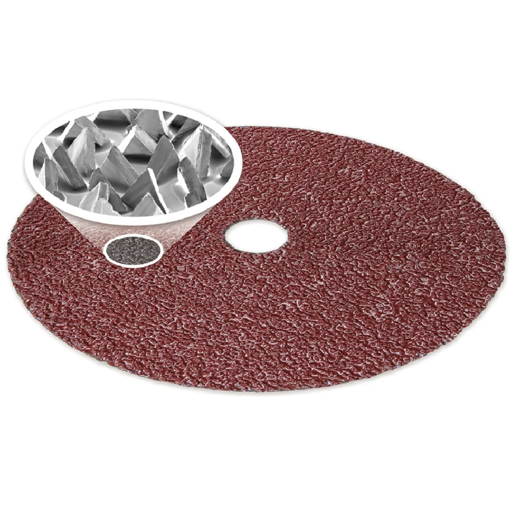3M Cubitron II 7000119162/982C Fibre Disc, 36+, TN Quick Change, 7 in, Die TN700BB, Center Hole