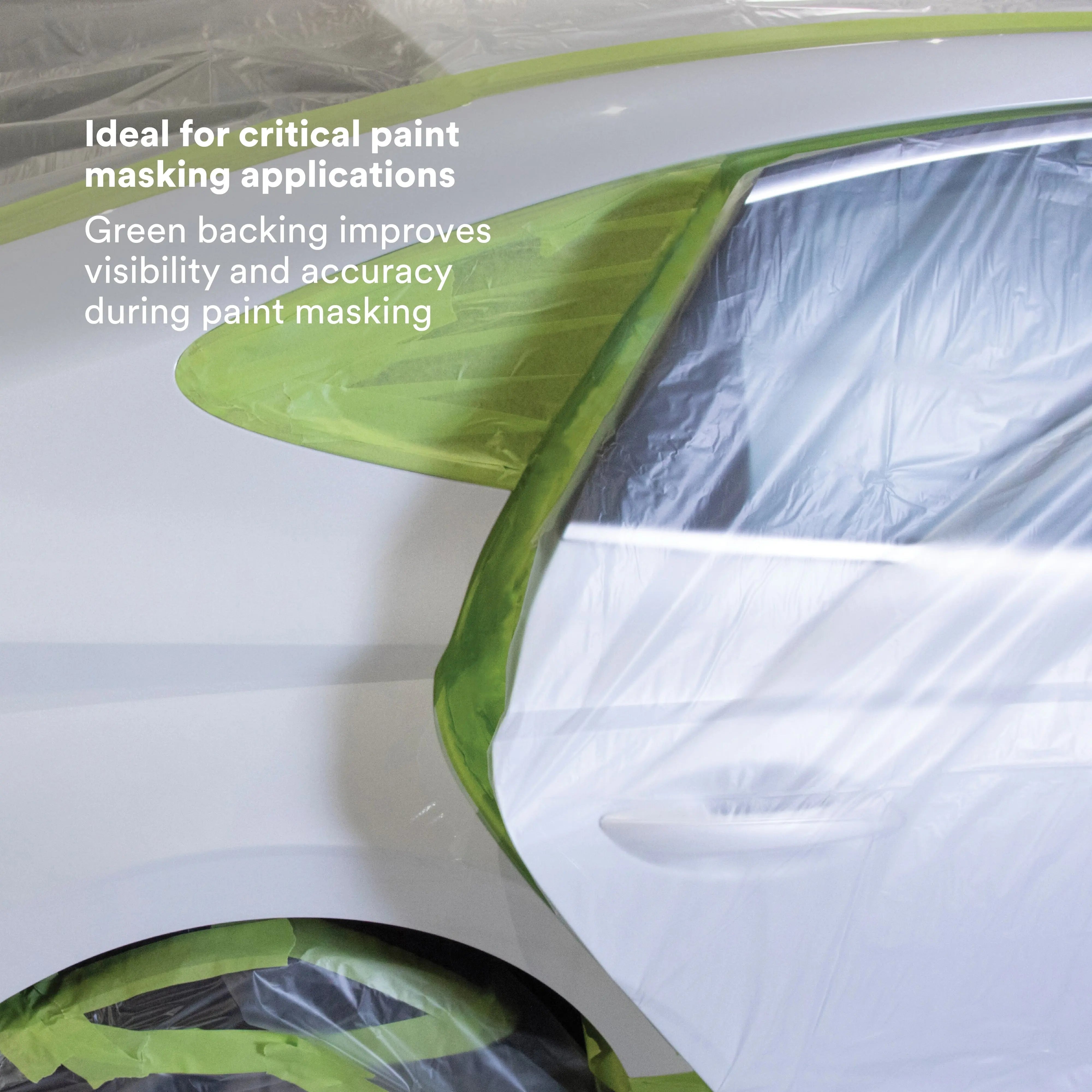 3M High Performance Green Masking Tape 401+ 48 mm x 55 m 6.7 mil, 1 Roll