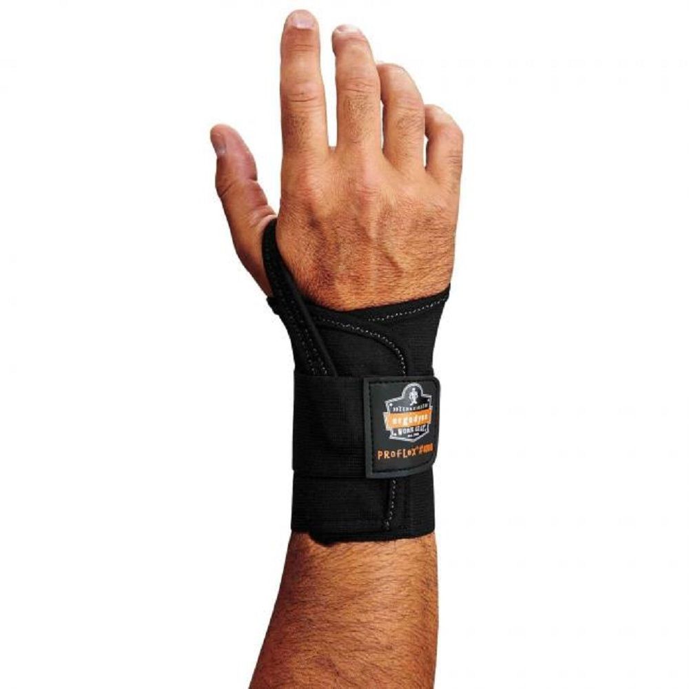 Ergodyne ProFlex 4000 Single Strap Right Wrist Support, 1 Each