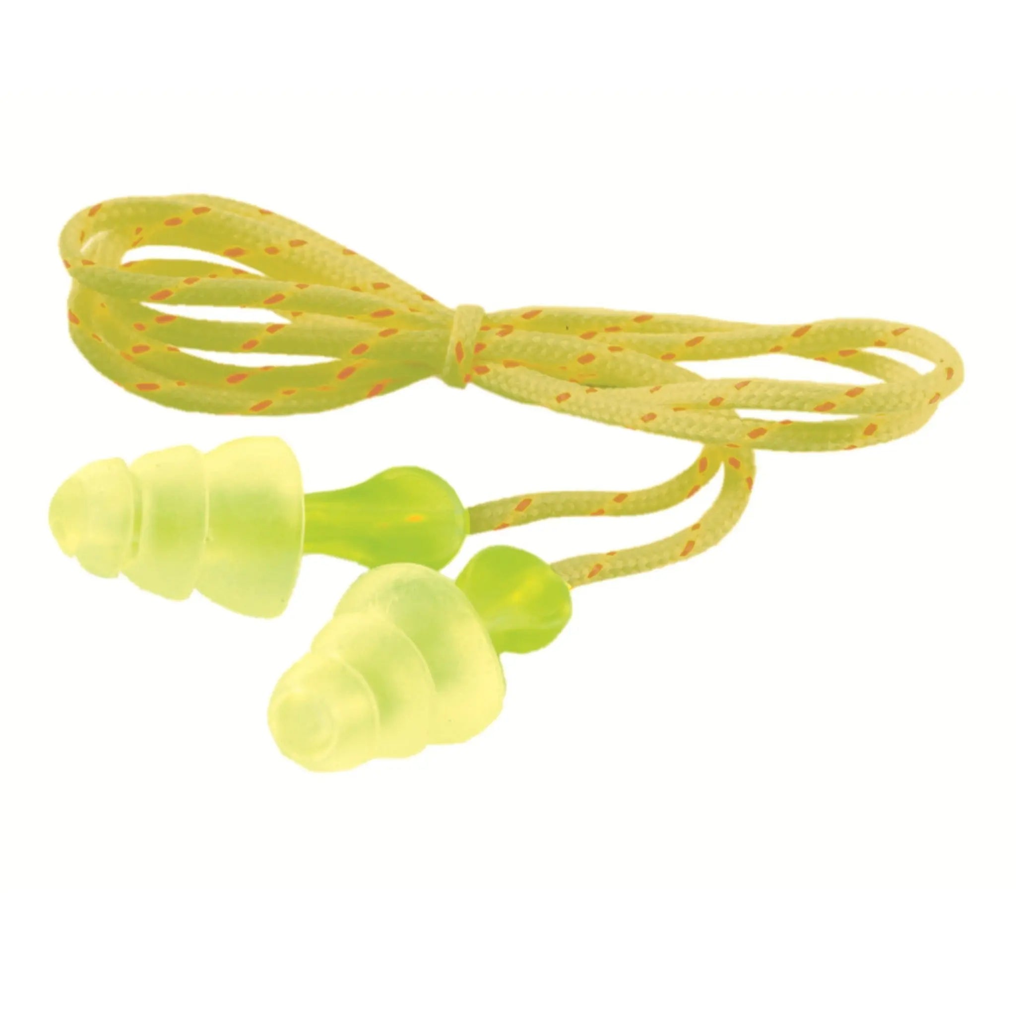3M P3001 Tri-Flange Cloth Corded Earplugs, Case of 400 PairÂ