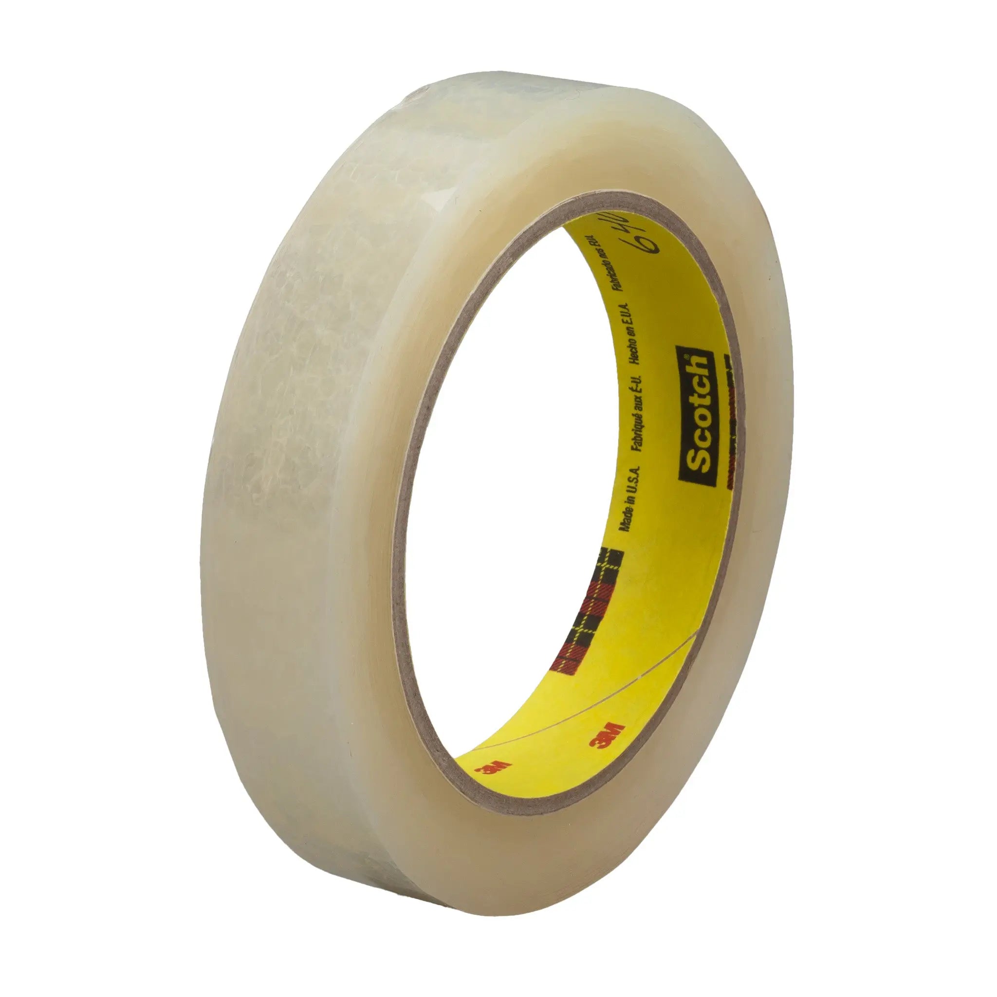 Scotch Light Duty Packaging Tape 640 Clear Clean Removal Apparel 1 in x 72 yd, 1 Roll