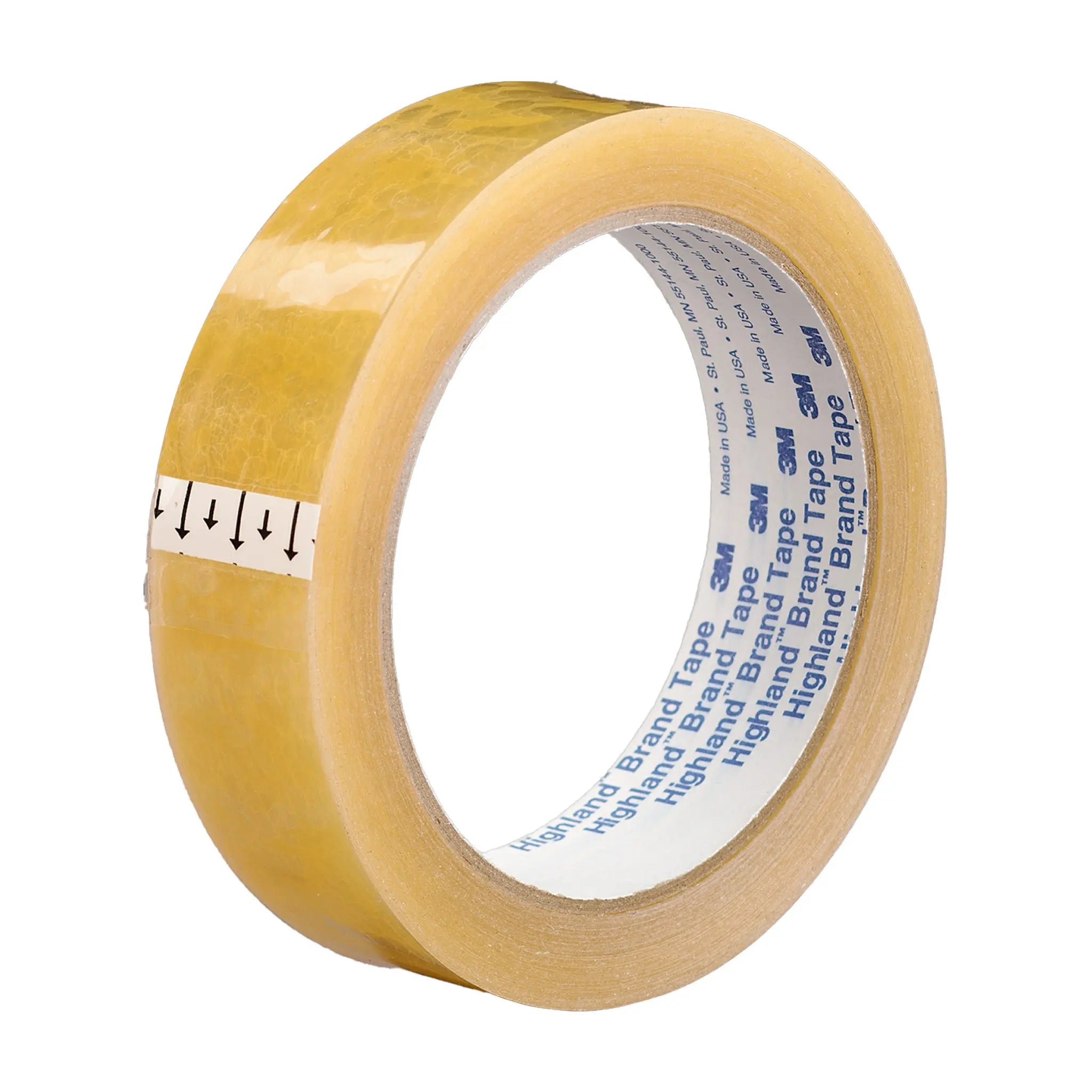 3M Utility Grade Light Duty Packaging Tape 5910 Clear High Conformability 1/2 in x 2592 in, 1 Roll