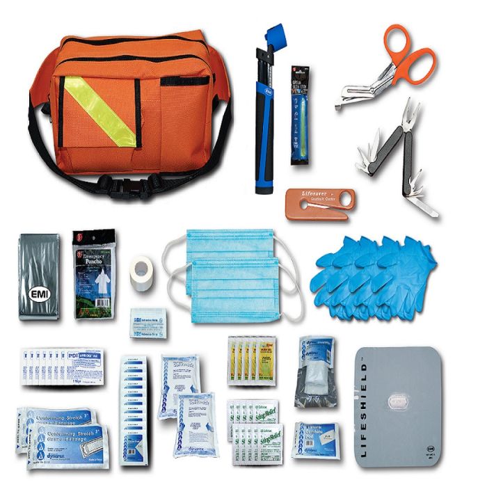 EMI 7010 Road Ready Emergency Kit, Orange, One Size, 1 Kit Each
