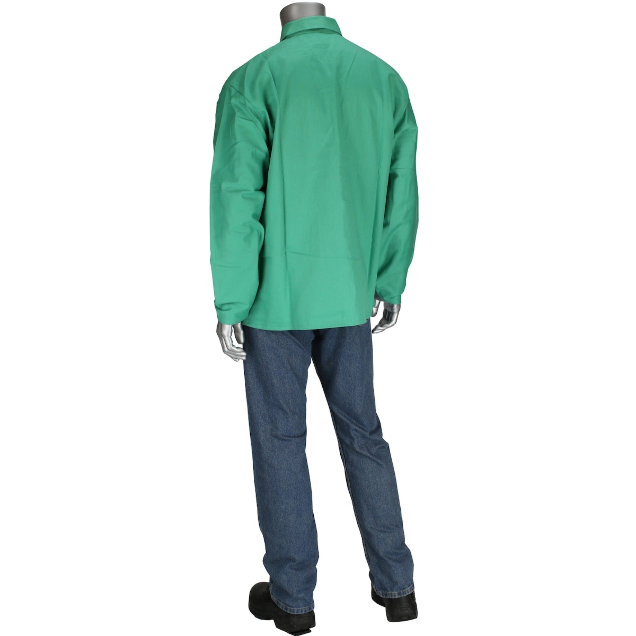 PIP Ironcat 7040 30-Inch Economy FR Treated 100% Cotton Welders Jacket-Back_Image