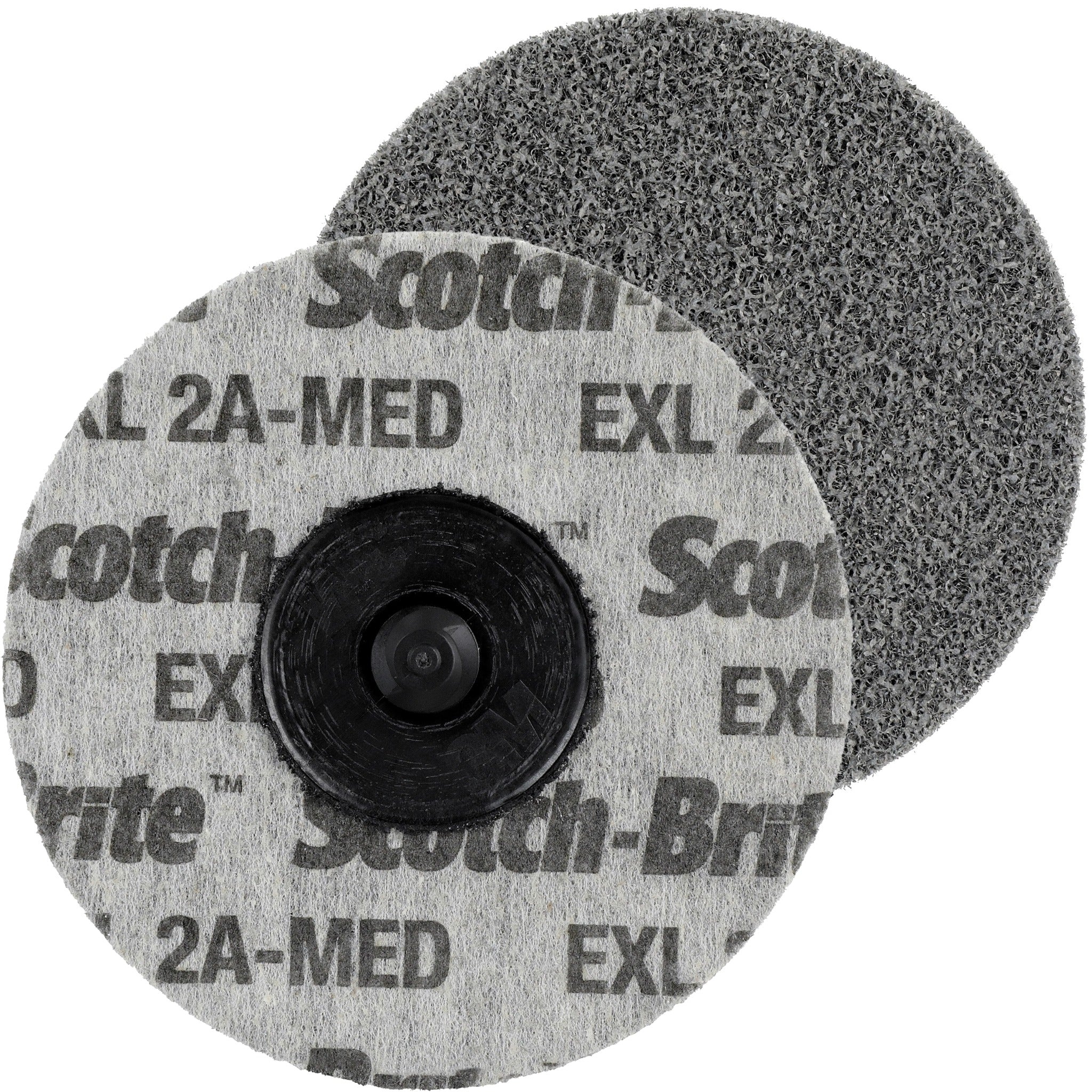 3M Scotch-Brite 7100000858 Roloc TR EXL Unitized Wheel, XL-UR, 2A Medium, 3 in Diameter, Main Image