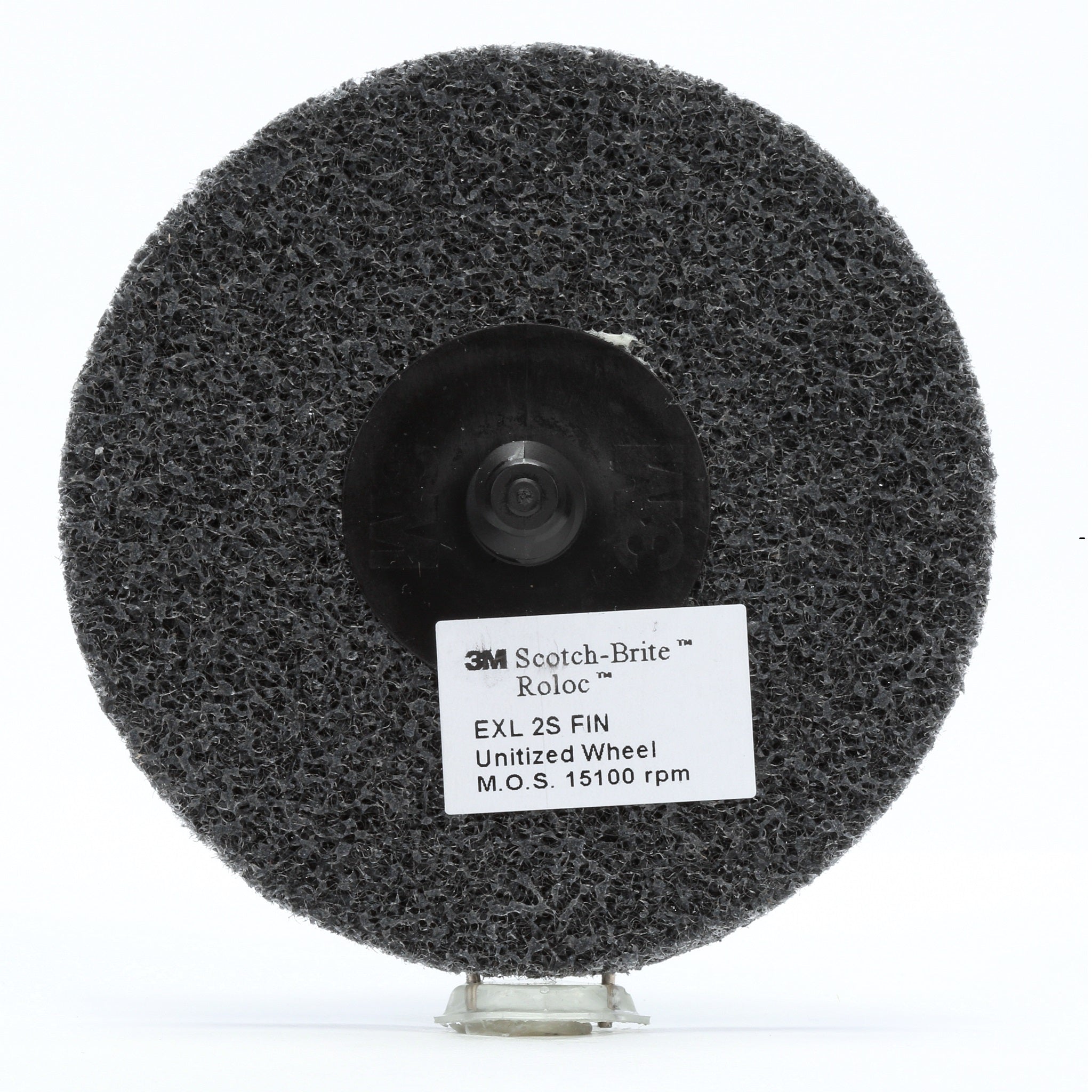 3M Scotch-Brite 7100005209 Roloc TR EXL Unitized Wheel, XL-UR, 2S Fine, 3 in, 1 Each