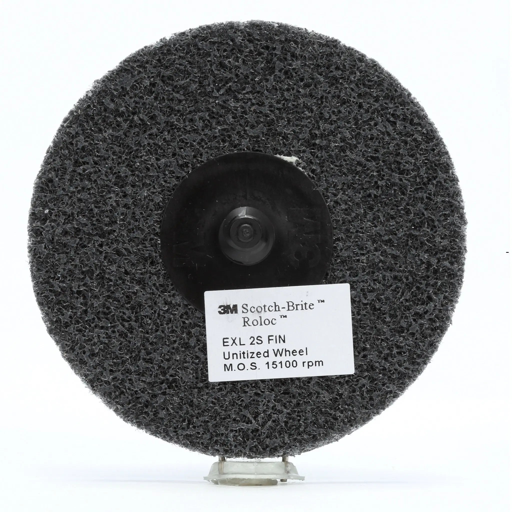 3M Scotch-Brite 7100005209 Roloc TR EXL Unitized Wheel, XL-UR, 2S Fine, 3 in, 1 EachÂ