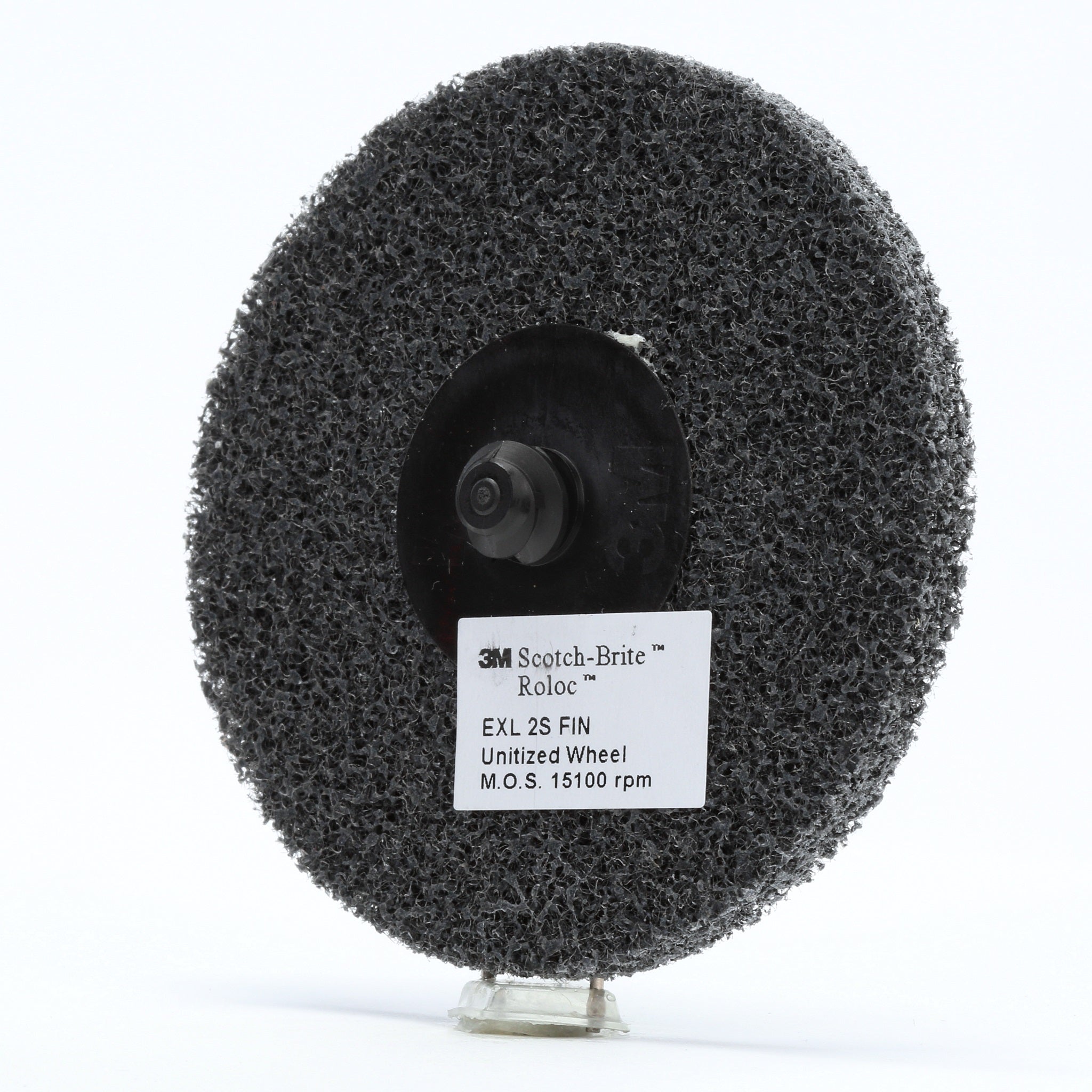 3M Scotch-Brite 7100005209 Roloc TR EXL Unitized Wheel, XL-UR, 2S Fine, 3 in, 1 Each