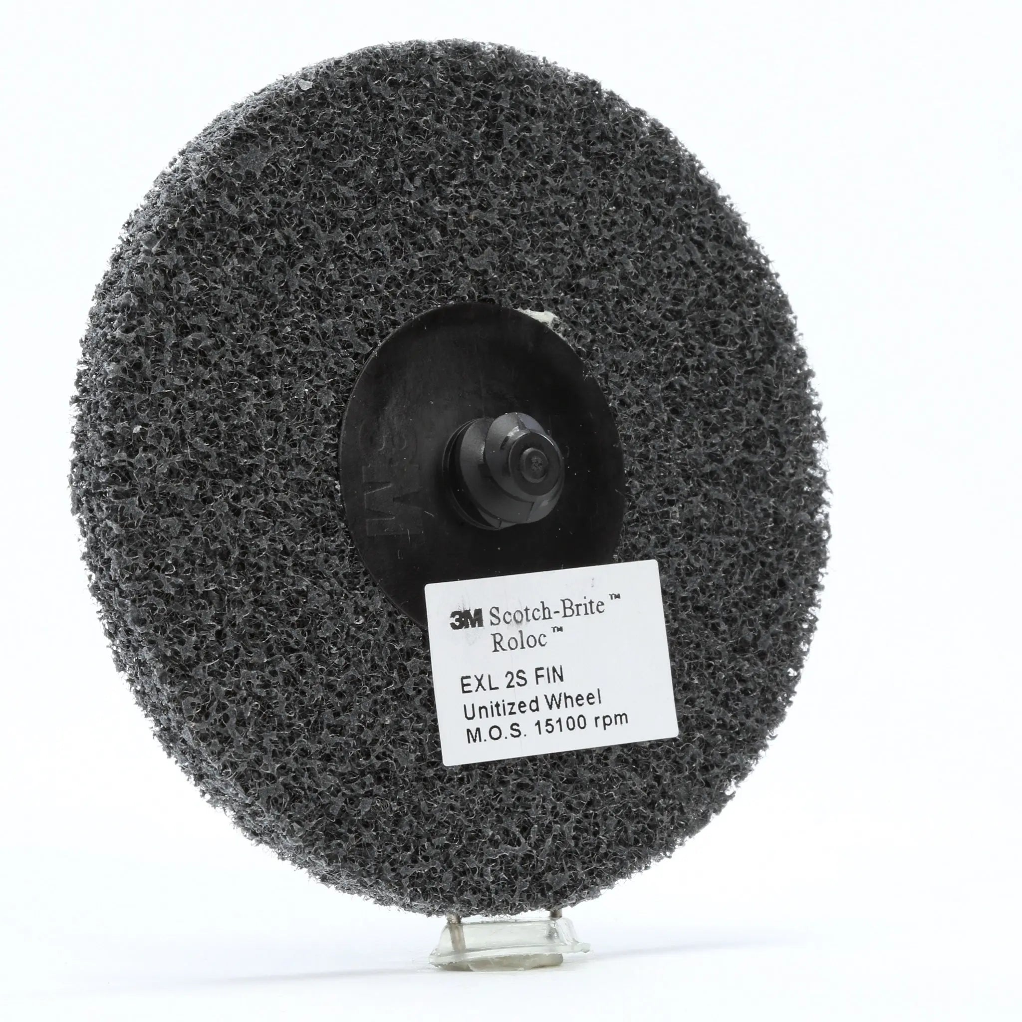 3M Scotch-Brite 7100005209 Roloc TR EXL Unitized Wheel, XL-UR, 2S Fine, 3 in, 1 EachÂ