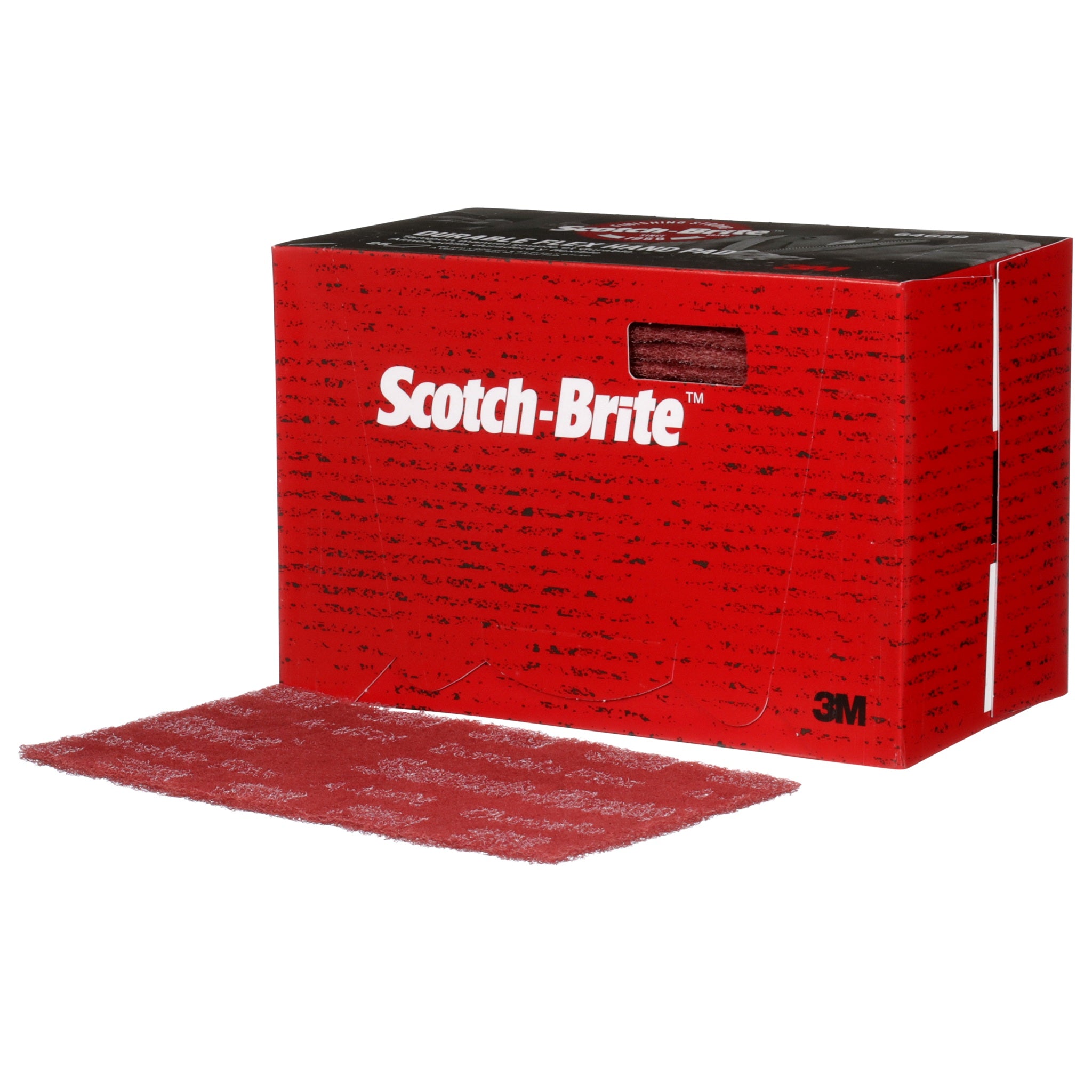 3M Scotch-Brite 7100042334 Durable Flex Hand Pad, MX-HP, Aluminum Oxide Very Fine, 4-1/2 in x 9 in, Case of 100